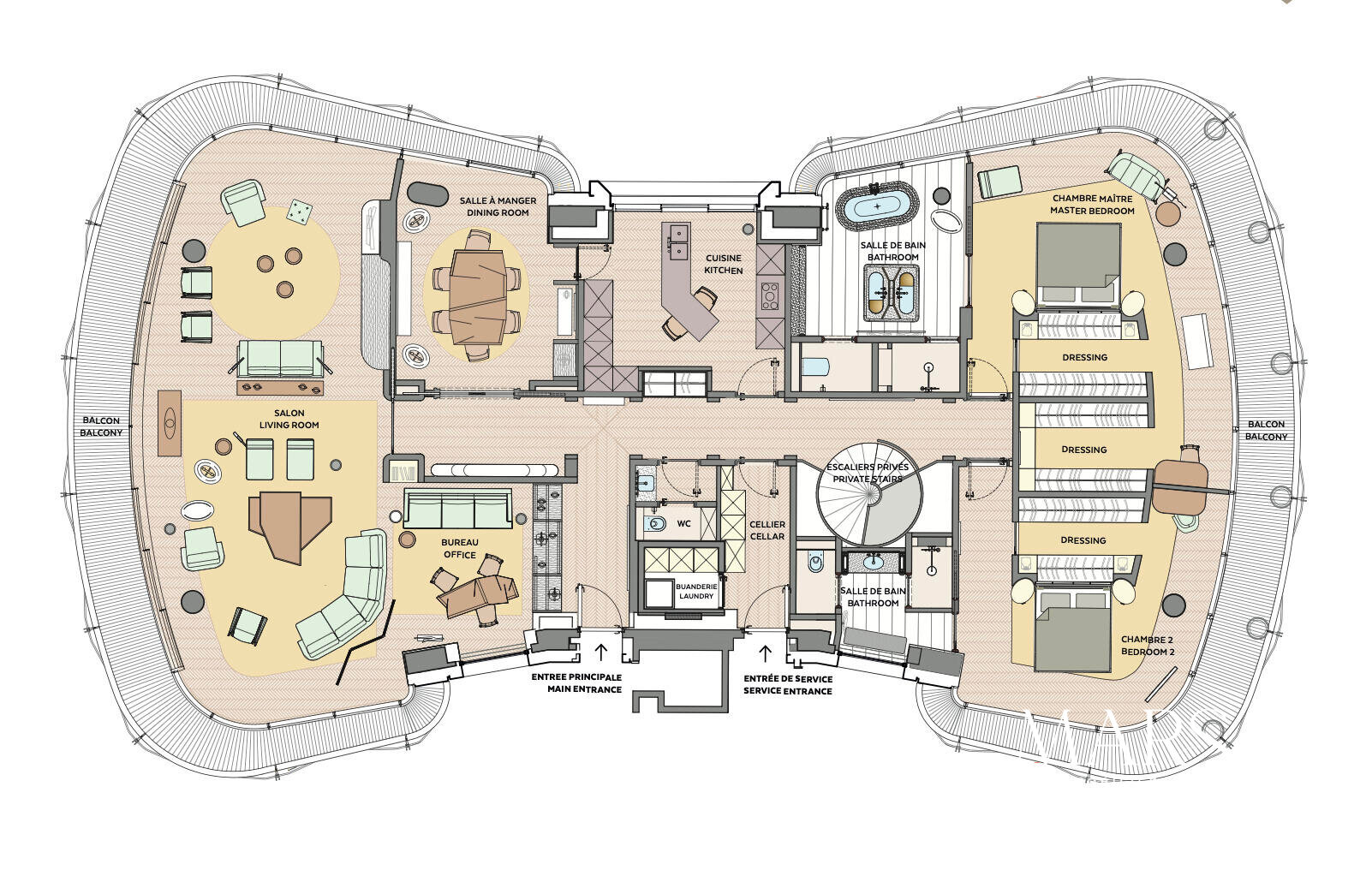 MAGNIFIQUE DUPLEX- ONE MONTE CARLO