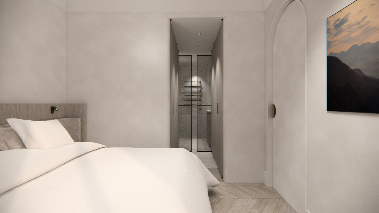 Duplex rénové luxueusement – Résidence Ambassador, Boulevard des Moulins